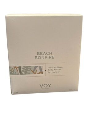 Voy Beach Bonfire Scented Candle - NIB